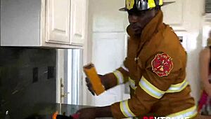 shy petite teen fucks firemen deep and takes cumshots