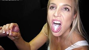 right on sophia now swallow that thick cum evidence from the gloryhole