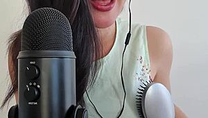 brushing my long hair then shoving it deep in my pussy asmr