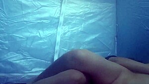 i'm poundin my goth latina stepsis in the campin tent... damn her tight asshole drips cum!!