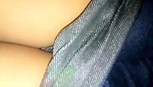 Nepali girl models skin-tight leggings in everyday style