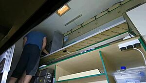 i asked my sexy hostess for a cigarette but her miniskirt got me licking that wet shaved pussy just a bit...