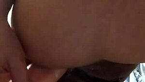Stretching my ass wide open with huge anal dildo nonstop