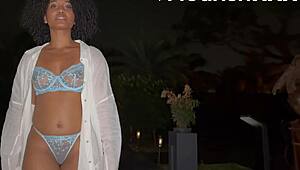 melanie muse and datjguy share first outdoor look in romantic reality