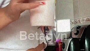 Young Redhead Takes Anal Creampie Deep Inside