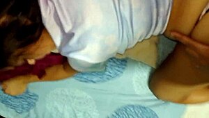 i watch my slut hotwife suck bbc then take rough doggy creampie pounding