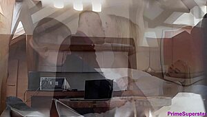 Old boss explores new secretary's curves intimately.