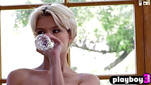 perfect big tits blonde teen model masha chi strips after training petite gerda next