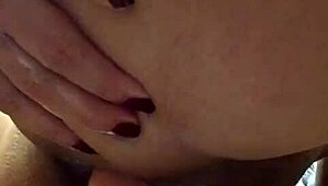 Stretching my ass wide open with huge anal dildo nonstop