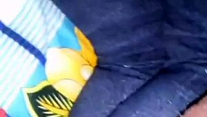 Nepali girl models skin-tight leggings in everyday style