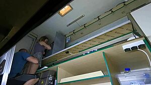 i asked my sexy hostess for a cigarette but her miniskirt got me licking that wet shaved pussy just a bit...