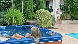 Naughty Veronica Leal hooks up with bi Tiffany Tatum for pussy licking and toy riding