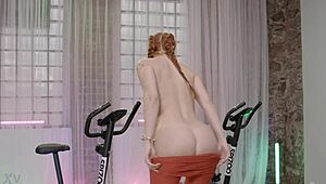 All-Natural Redhead Gia Tvoricceli Creampied Rough After Workout Session