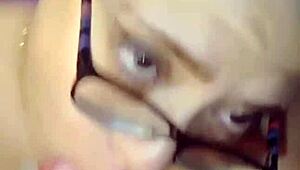 Daddy's Little Latina Flashes Tits Then Squirts on Cock in Homemade Ride