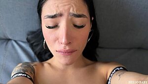 Petite lilith doll takes monster cock deep in ass with gaping