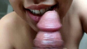 SUCK THAT DILDO DEEP BEFORE THIS THREESOME STARTS!