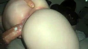i can't get over this thick ebony's huge ass taking big black cock creampie