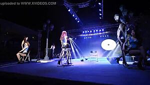 zi yuan leads brocade dance troupe in elite tokyo show with seductive bitch cop