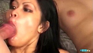 two nasty sexy bitches crave one lucky guy's rough cock in their mouths and puffy tits!