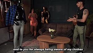 omg colombian milf dressmaker measures bodybuilder's huge 23cm cock up close 😍🍆💦