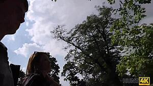 Tourist Takes Cash For Playful Fingering And Quick Fuck At Stranger's Spot