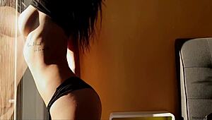 oh man czech lilly's natural big boobs got me shakin' ass and teasin' wild...