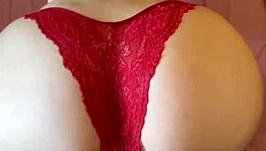 My heart races seeing my big ass bigger in sexy red