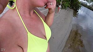 bustydiamond fishes then gets fucked public! 🎣🍆