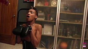 Blonde Lesbian Mermaids Kiss Finger Puffy Nipples Then Toy Fuck On Bed.