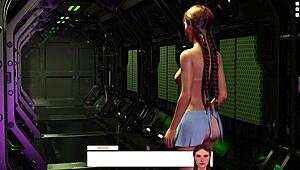 shemale redhead grabs double toys for a wild holiday midnight ride ending