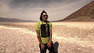 Blonde babe's shaved pussy pounded by monster cock on Mt Whitney downhill!