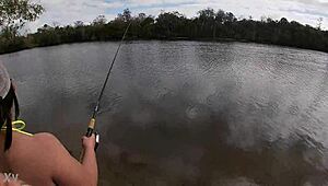 bustydiamond fishes then gets fucked public! 🎣🍆