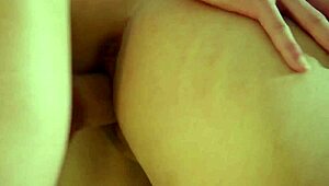 Stepdad Pounds Tight Pussy Close-Up Doggystyle