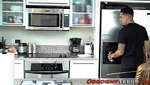 Fetish Teen Gulps Monster Cock Cumshot