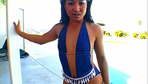 Ebony babe takes massive BBC deep in missionary pound