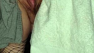 my big pussy gulps down this huge 14 inch dildo whole... oh god