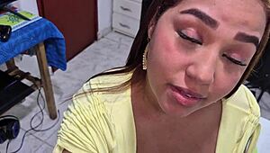 hoy le cuento a un fan timido como grabar con mi teen latina natural tits