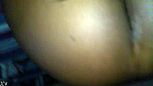 Gaping Ebony Teen 18+ Pussy Stretched Wide by Massive Black Monster Cock in Hood