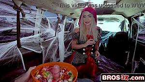 red riding hoe dumps costume 😈 hops on wolf's monster cock for rough petite pounding 🐺💦