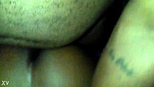 Gaping Ebony Teen 18+ Pussy Stretched Wide by Massive Black Monster Cock in Hood