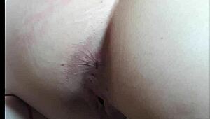 check out this cute petite teen's shaved pussy and natural tits up close in homemade pics
