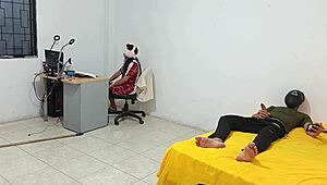 Step sister watches me stroke my huge cock while she sits teasing in kinky homemade bisexual roleplay with her latina neighbor vibes