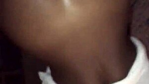 ebony bubble butt takes doggy pounding bent over deep