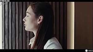 imagine this 18yo brat bound in elevator for old handyman facefuck and creampie