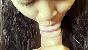 hot slow morning blowjob from gulosa branquinha ends with swallowed cum
