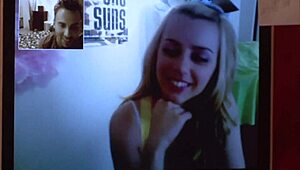 i found this sweet blonde teen online for hot pussy riding sex