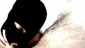 she's just chilling with her guy sucking away like it's no big deal