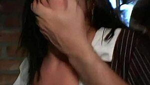 Does Brunette Lawyer's Stocking Fuck Thrill Client In Prison?