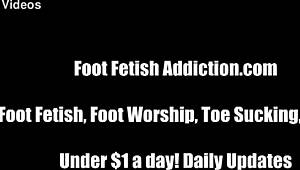 Lick my dirty sneakers clean then suck toes for footjob