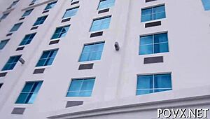 whoa this teen's getting bent over for rough doggy and blowjobs 😏